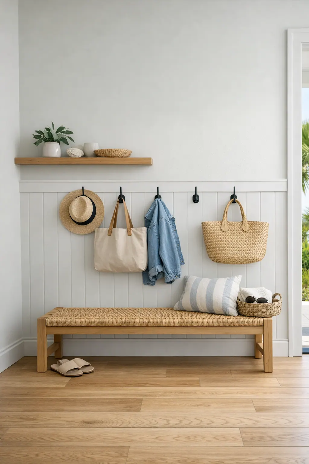 Board and Batten Entry Wall