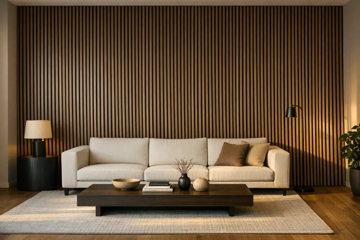 Modern Wood Slat Wall