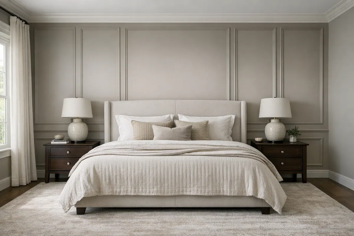 9 Primary Bedroom Accent Wall Ideas Using Trim and Molding