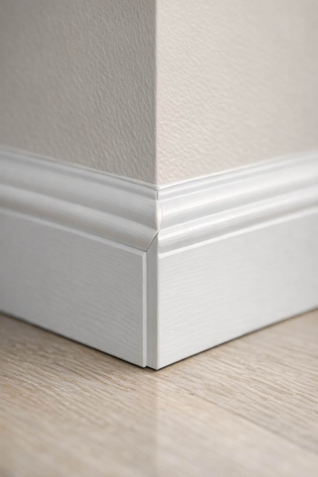 Clean Mitered Baseboard Corner
