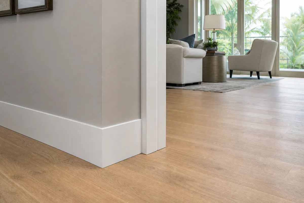 Baseboard Installation in Palmer Ranch