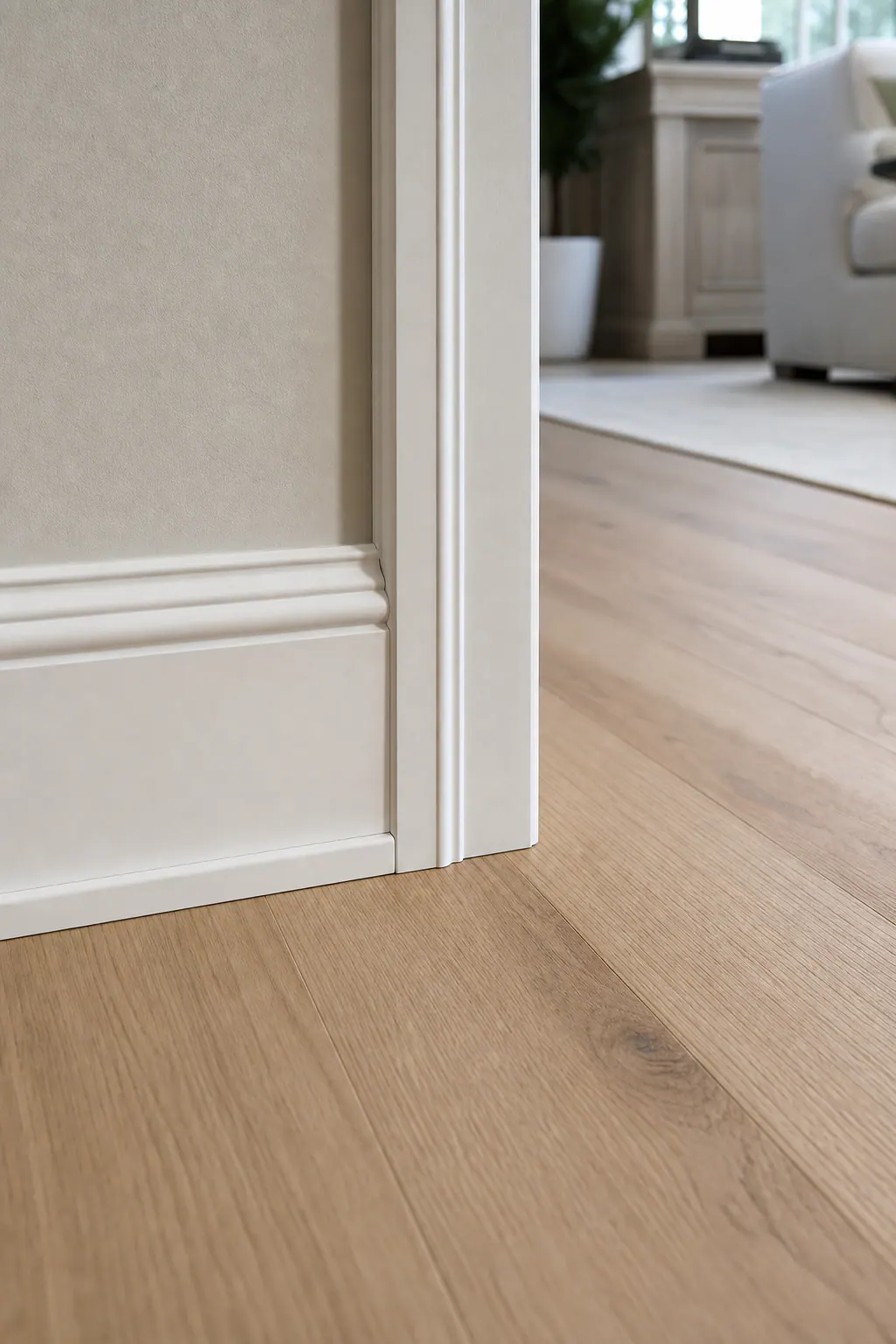Clean Flooring and Doorway Transition