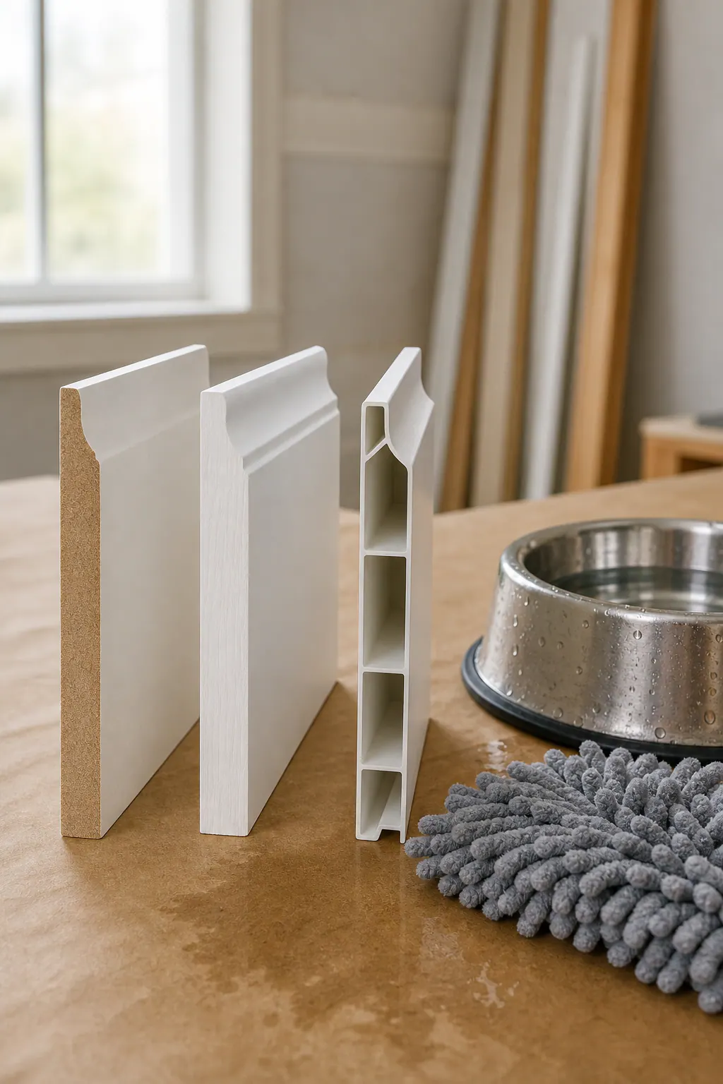 Trim Material Selection for Moisture-Prone Areas