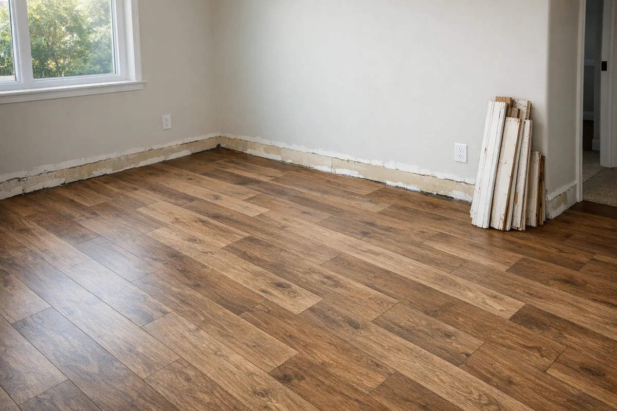 Supporting 5 New Flooring Needs New Baseboard