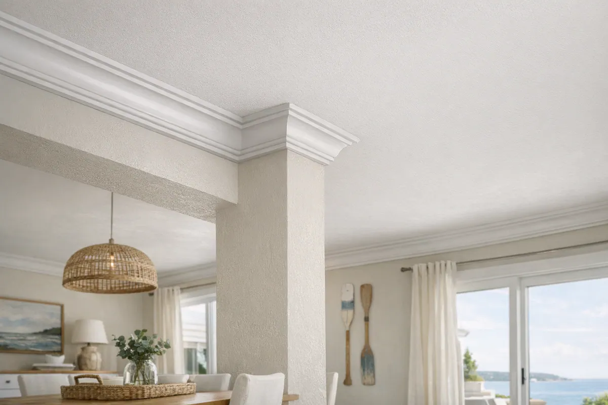 Supporting 4 Scaled Crown Moulding