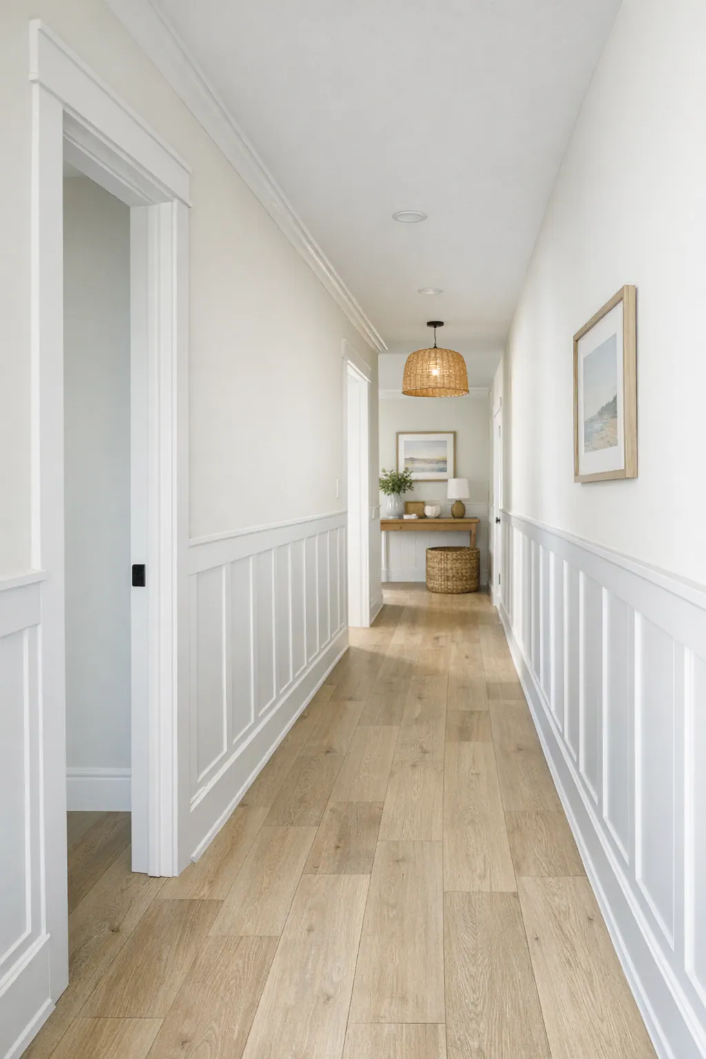 Lower-Wall Hallway Wainscoting