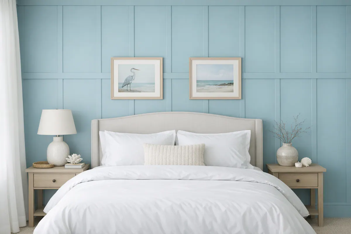 Monochromatic Painted Accent Wall