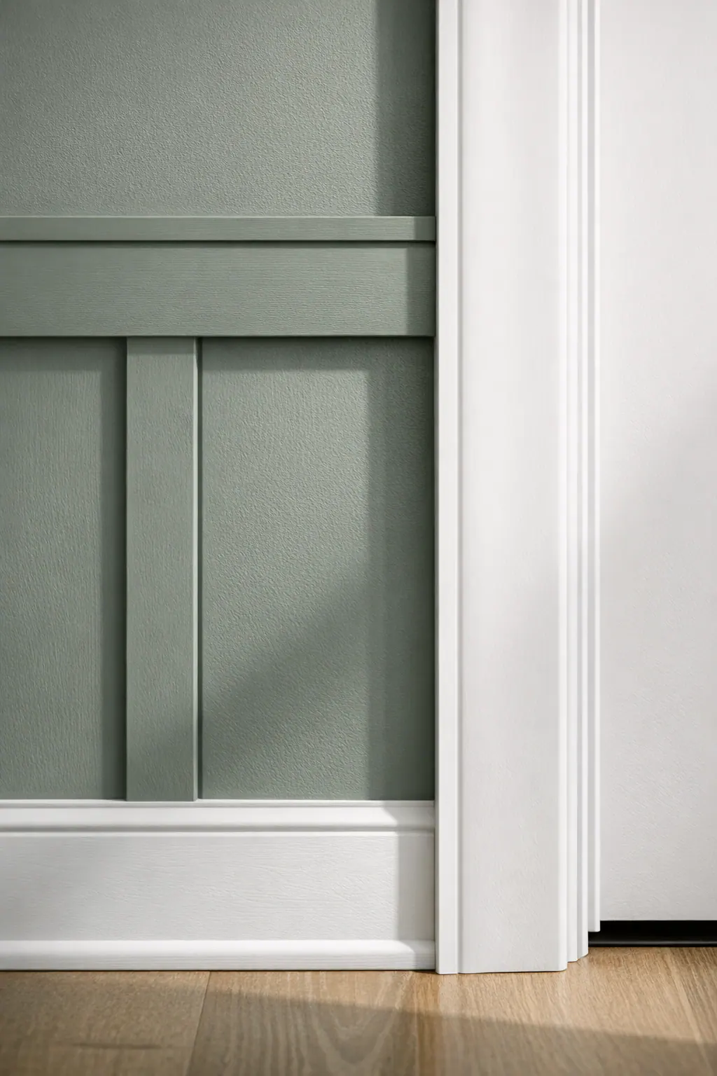 Precision Trim Transition at Door Casing
