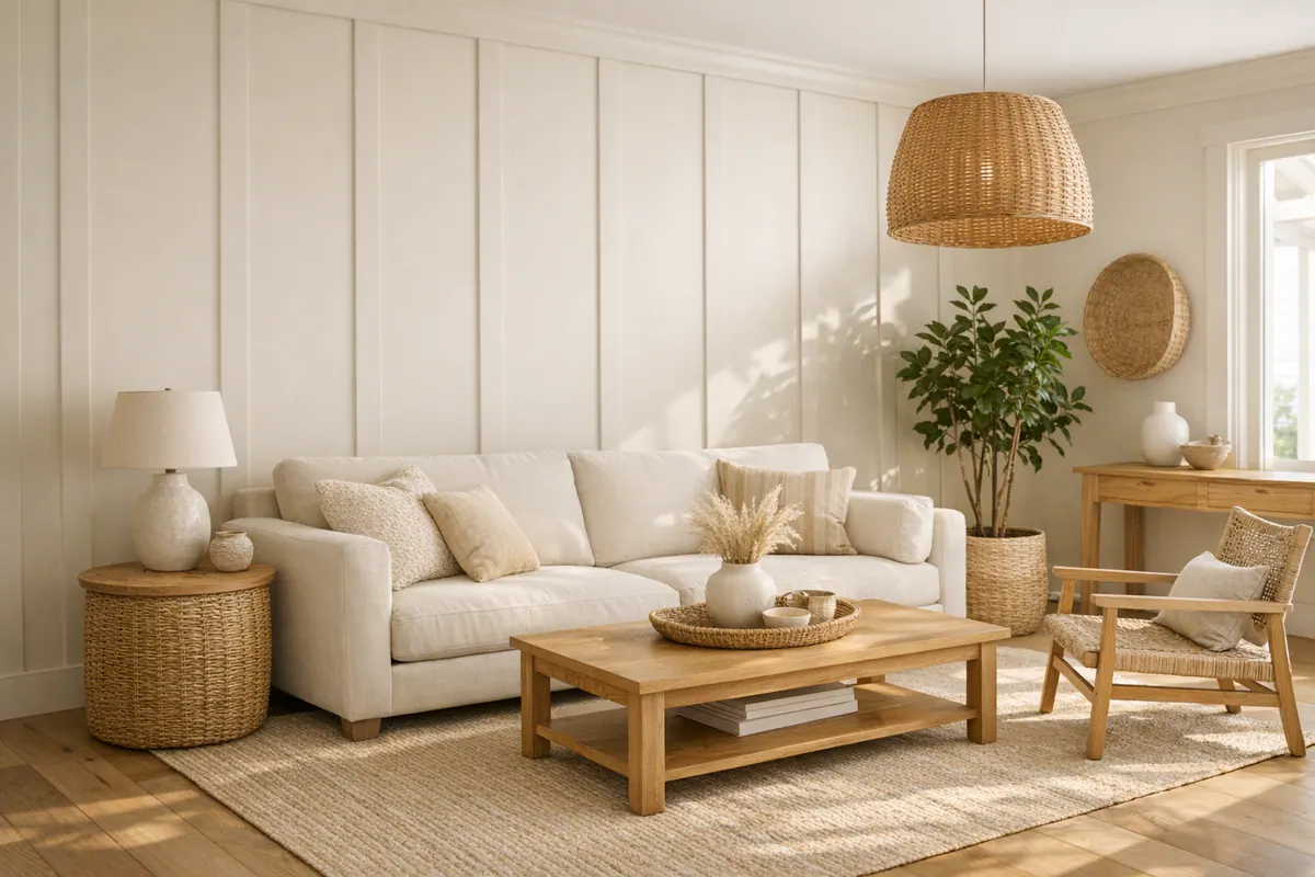 Modern Coastal Wide-Spaced Panels