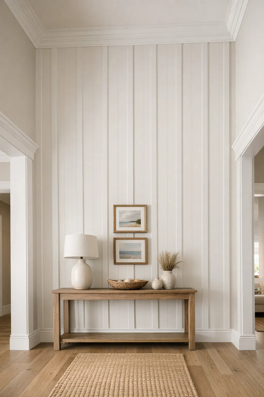 Entry Wall With Vertical Rhythm