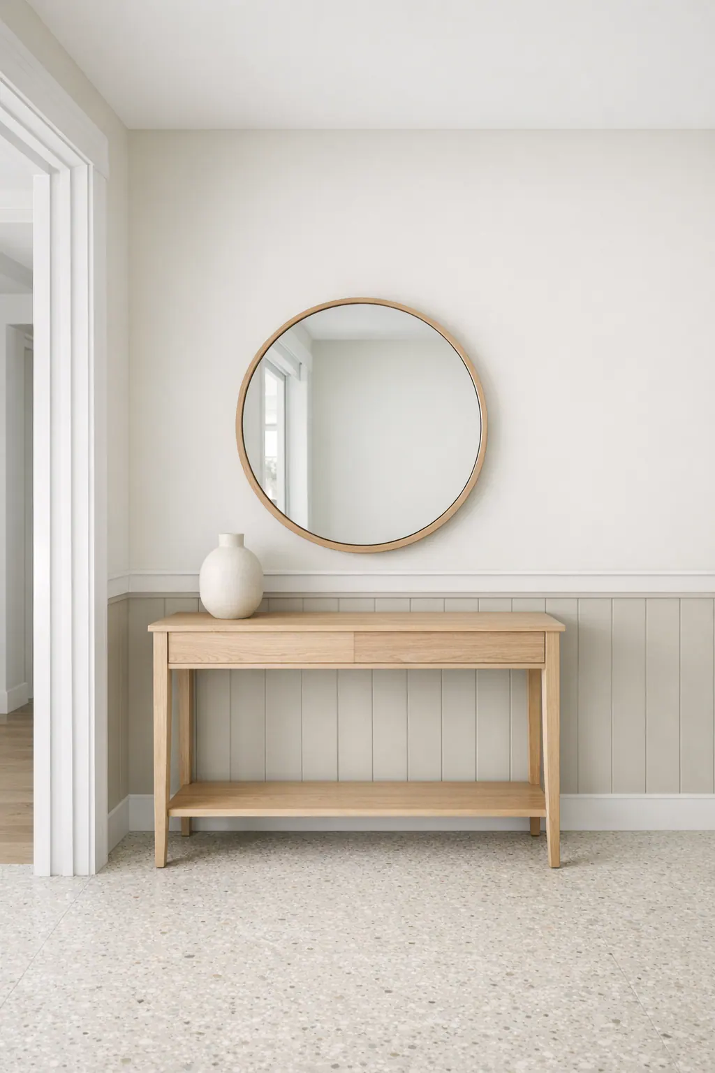 Composed Entryway Wall