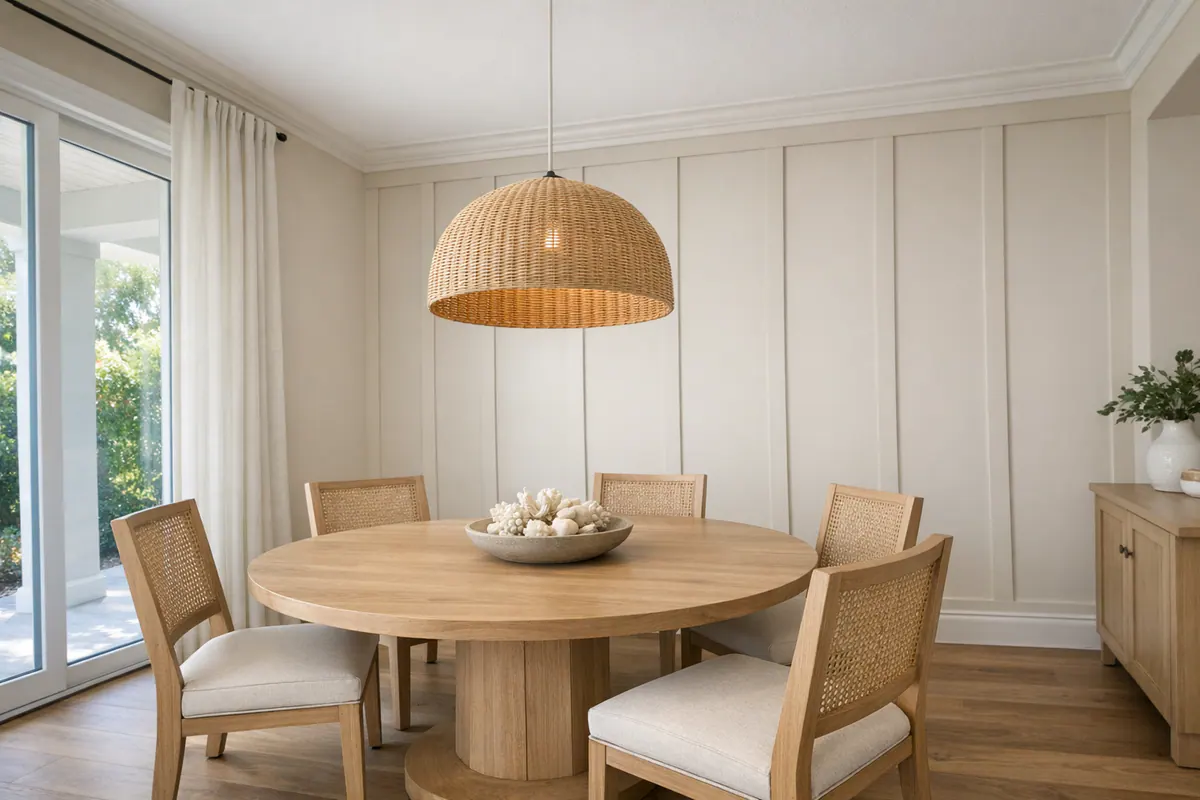 Dining Room Full-Height Panel Wall