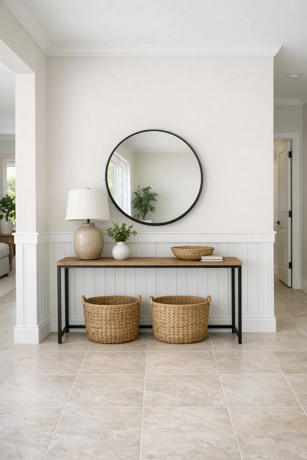 Entry Wall With a Clear Purpose