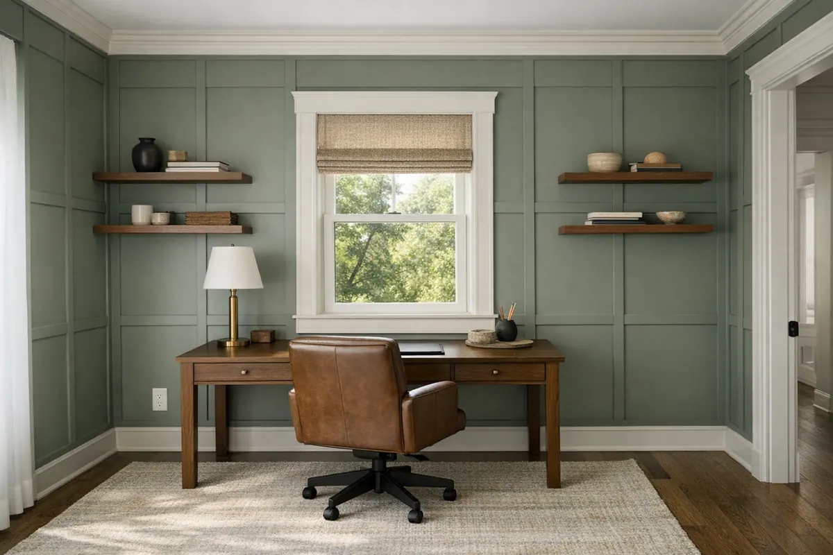 Office Wall Planned Around Openings