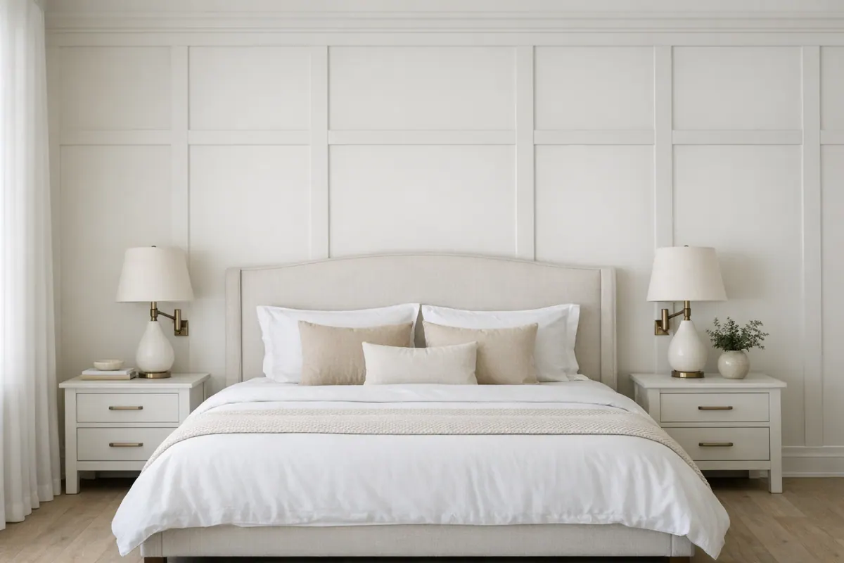 Bedroom Wall Behind the Bed