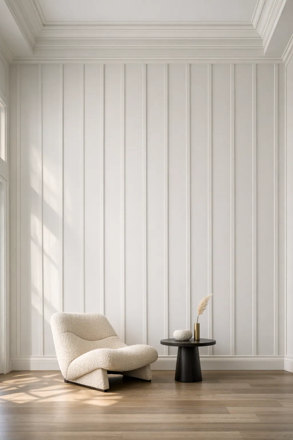 Full-Height Panels for a Tall Focal Wall