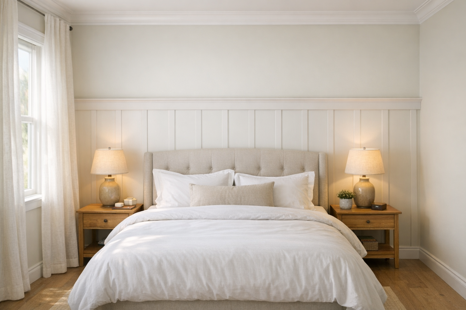 Bedroom headboard wall