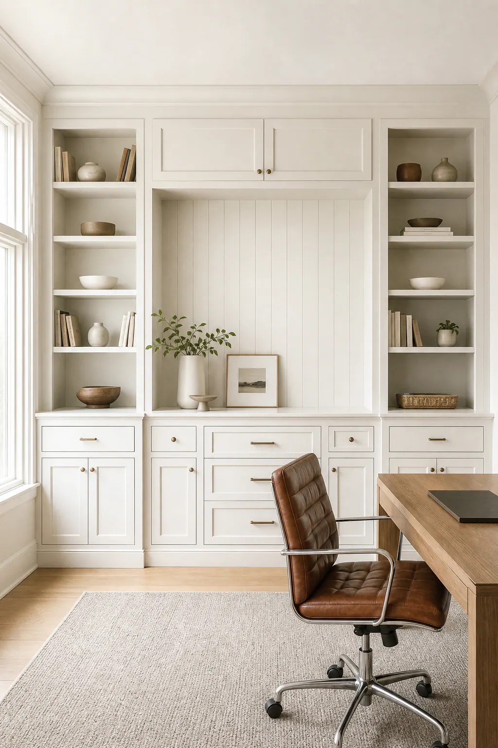 Supporting 3 Finished Entertainment Center Bu
