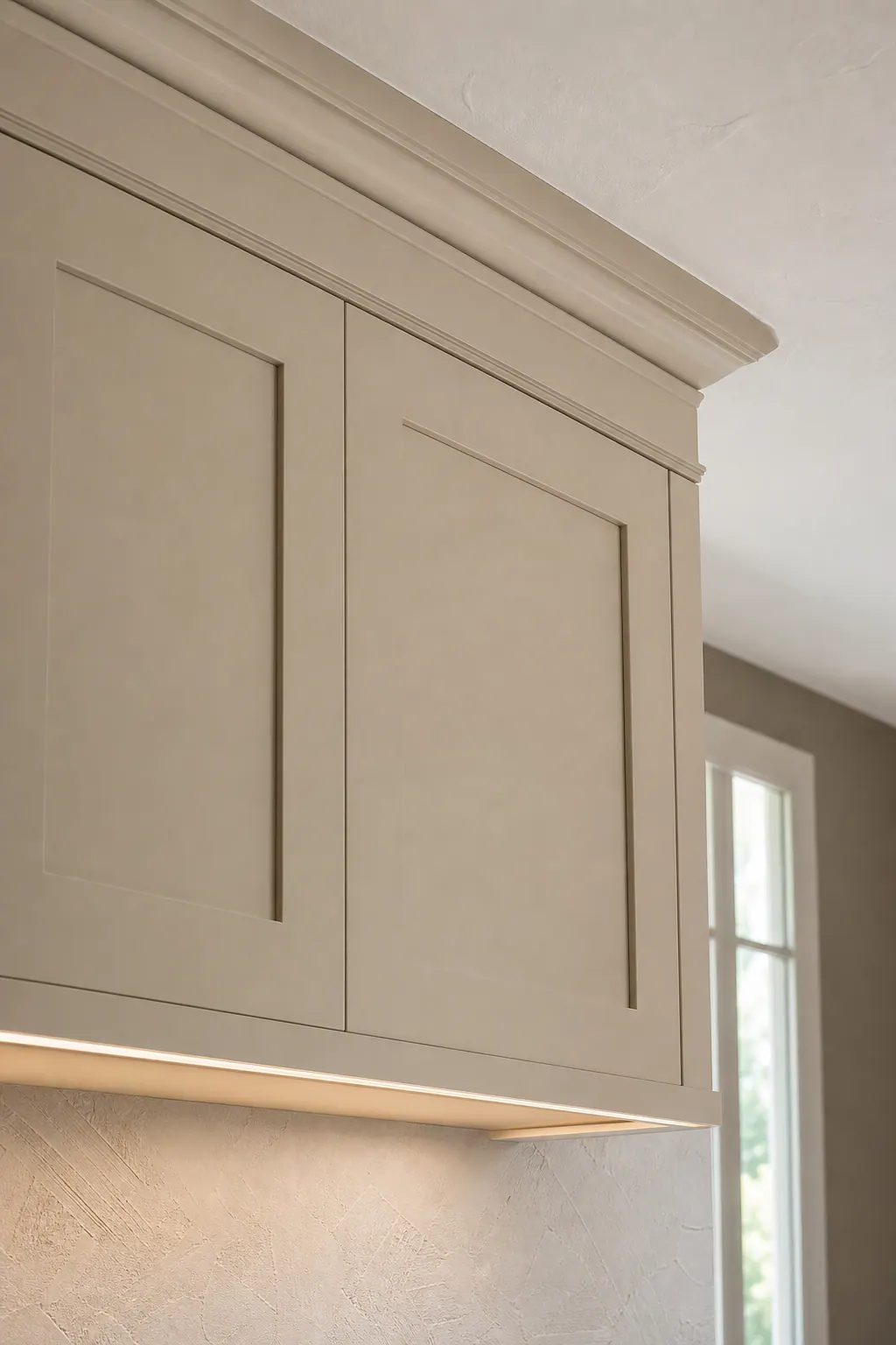 Cabinet Crown and Light Rail Detail