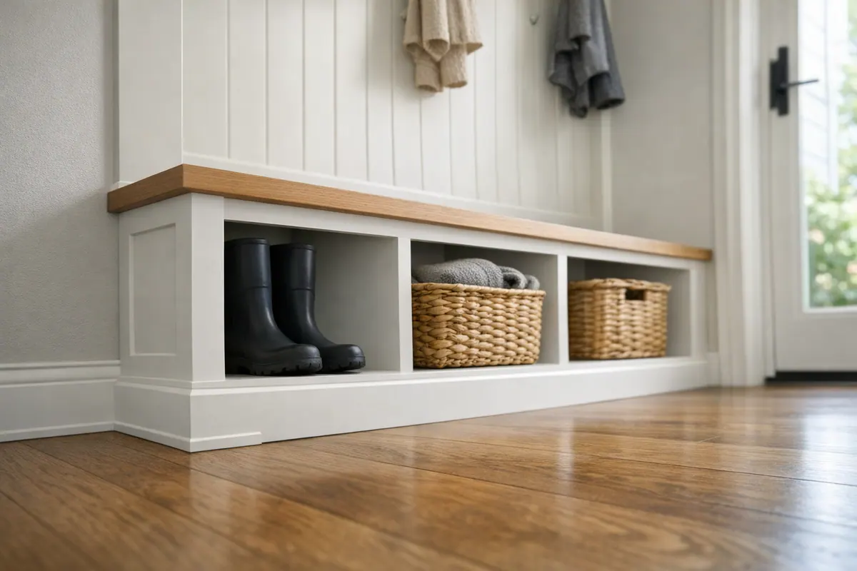 Supporting 6 Mudroom Bench Base Trim