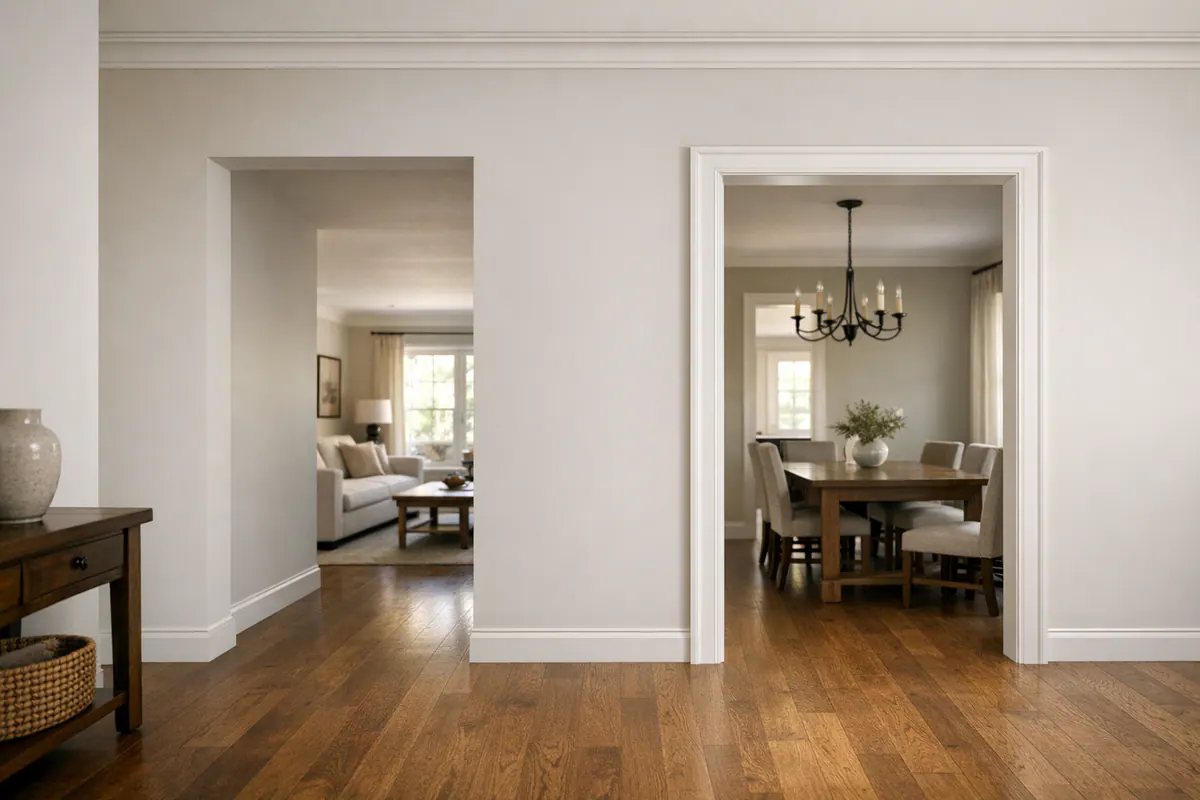 Cased opening versus drywall return comparison