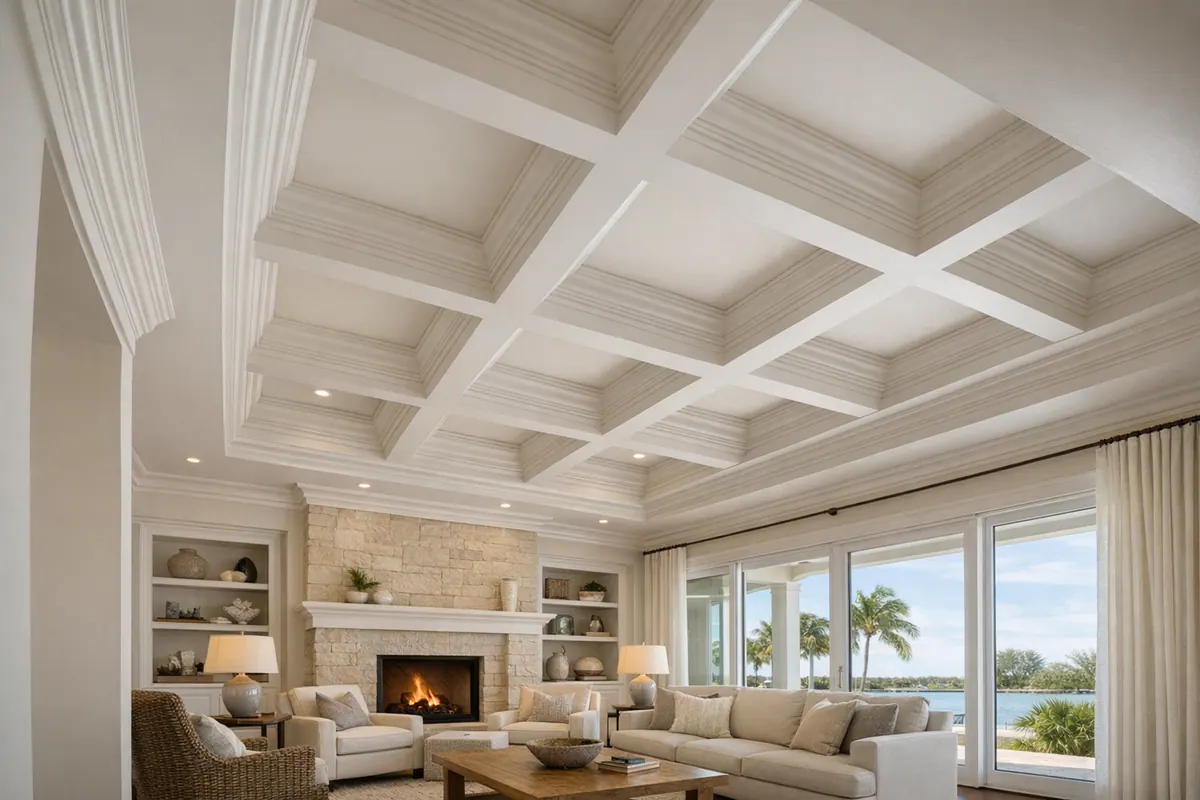 Coffered Ceilings in Casey Key