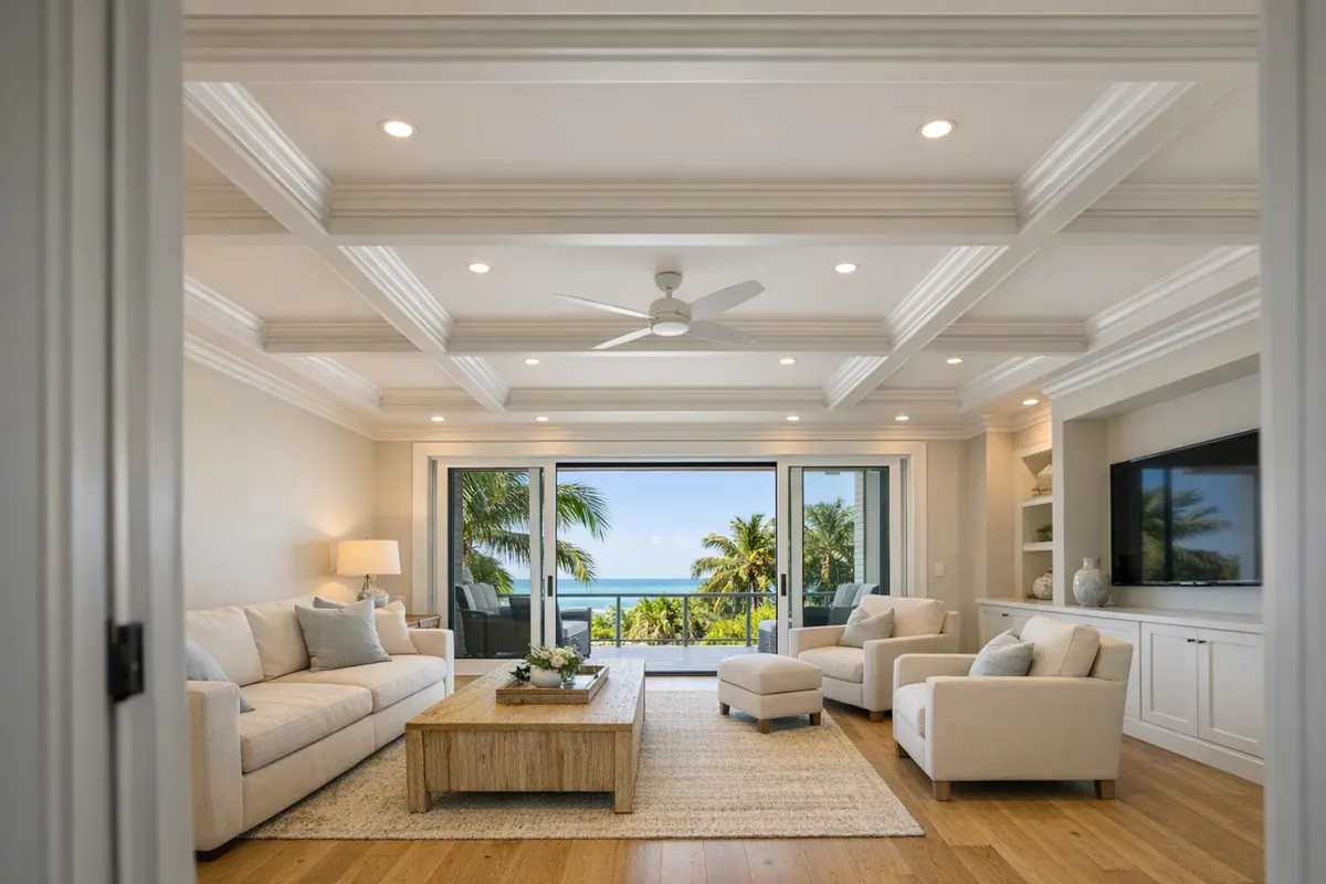 Coffered Ceilings in Longboat Key