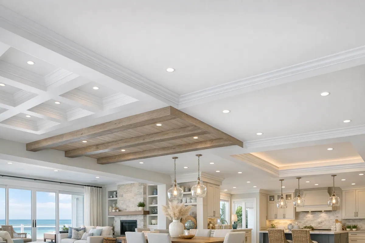 Ceiling Treatment Comparison Room