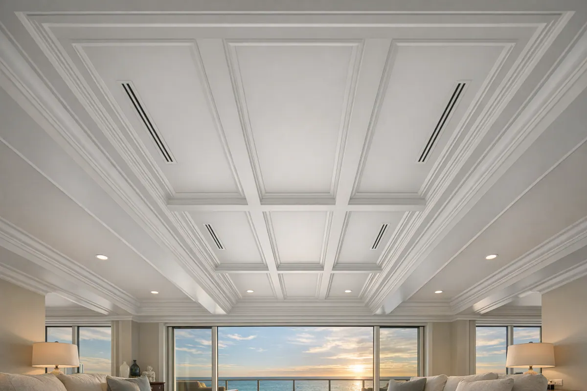 Proportioned Rectangular Coffers