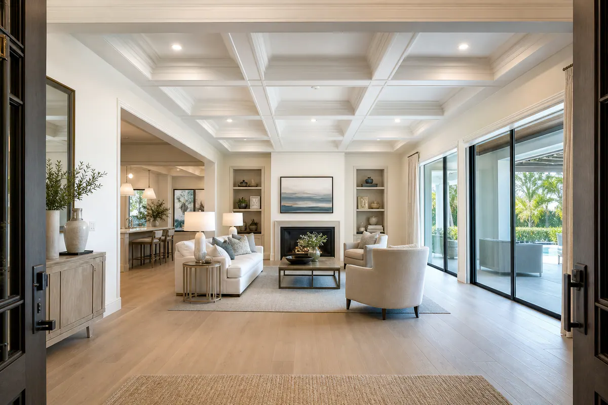 Coffered Ceilings in Palmer Ranch
