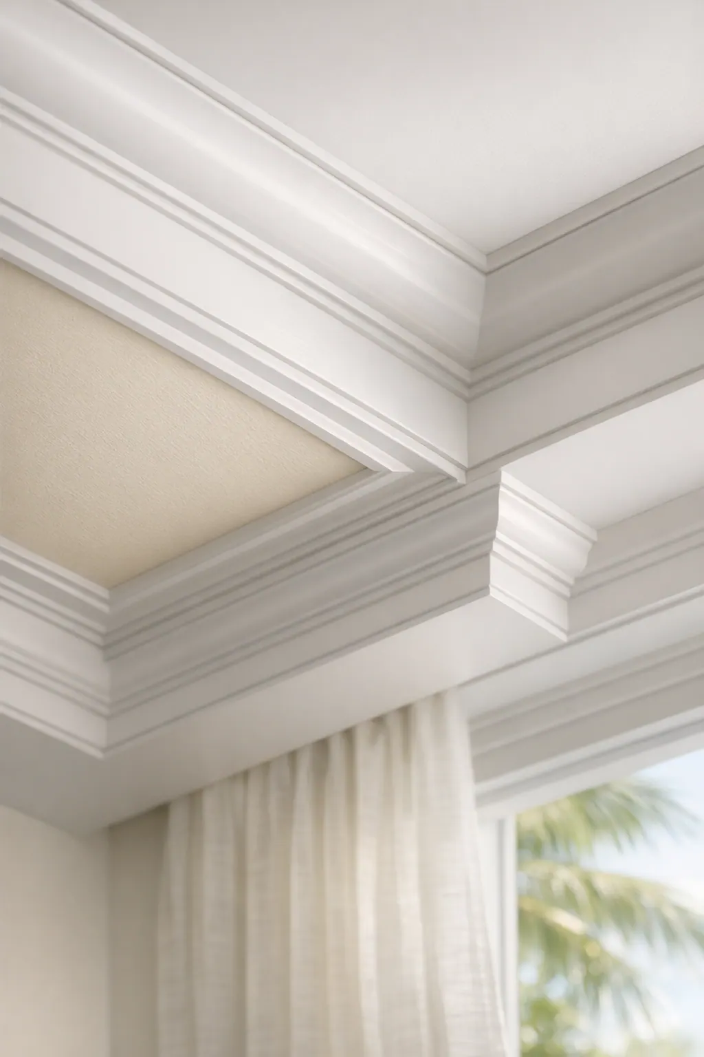 Light Coastal Ceiling Finish Detail