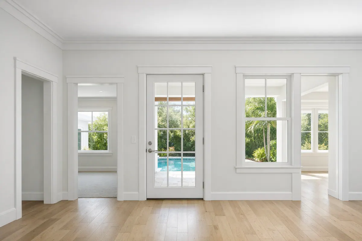 Proportionate Trim Around Multiple Openings