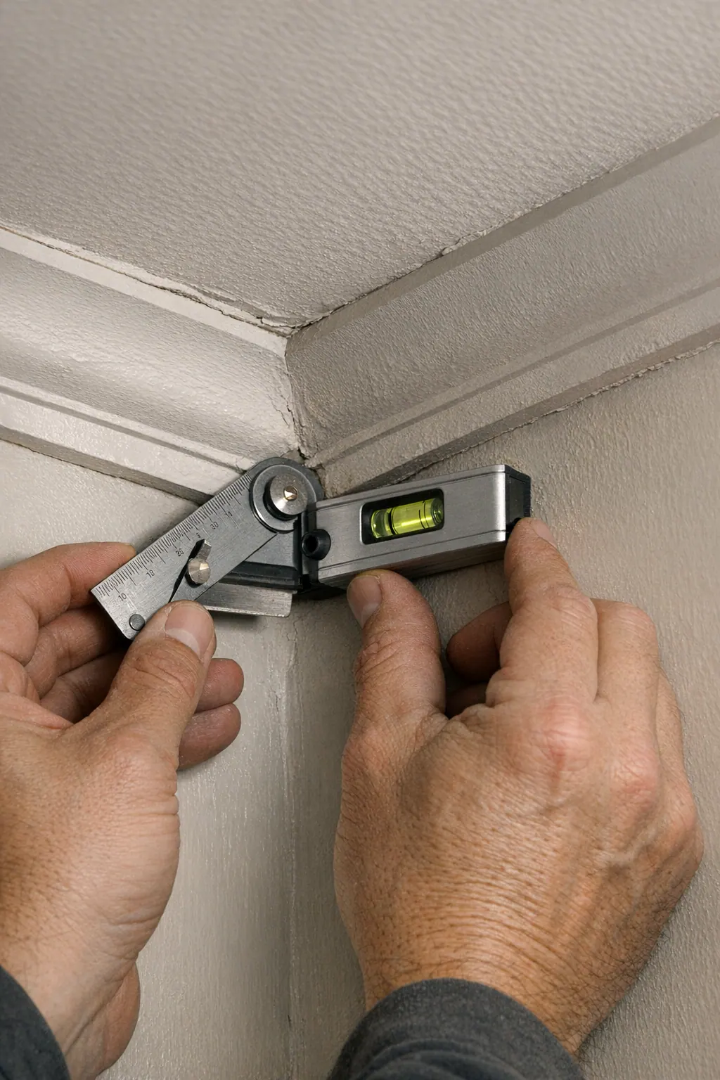 Checking an Out-of-Square Ceiling Corner