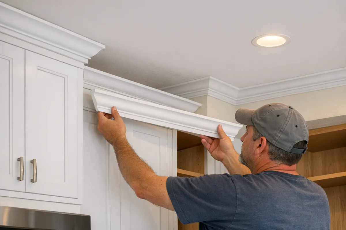 Supporting 7 Planning Crown Around Cabinetry
