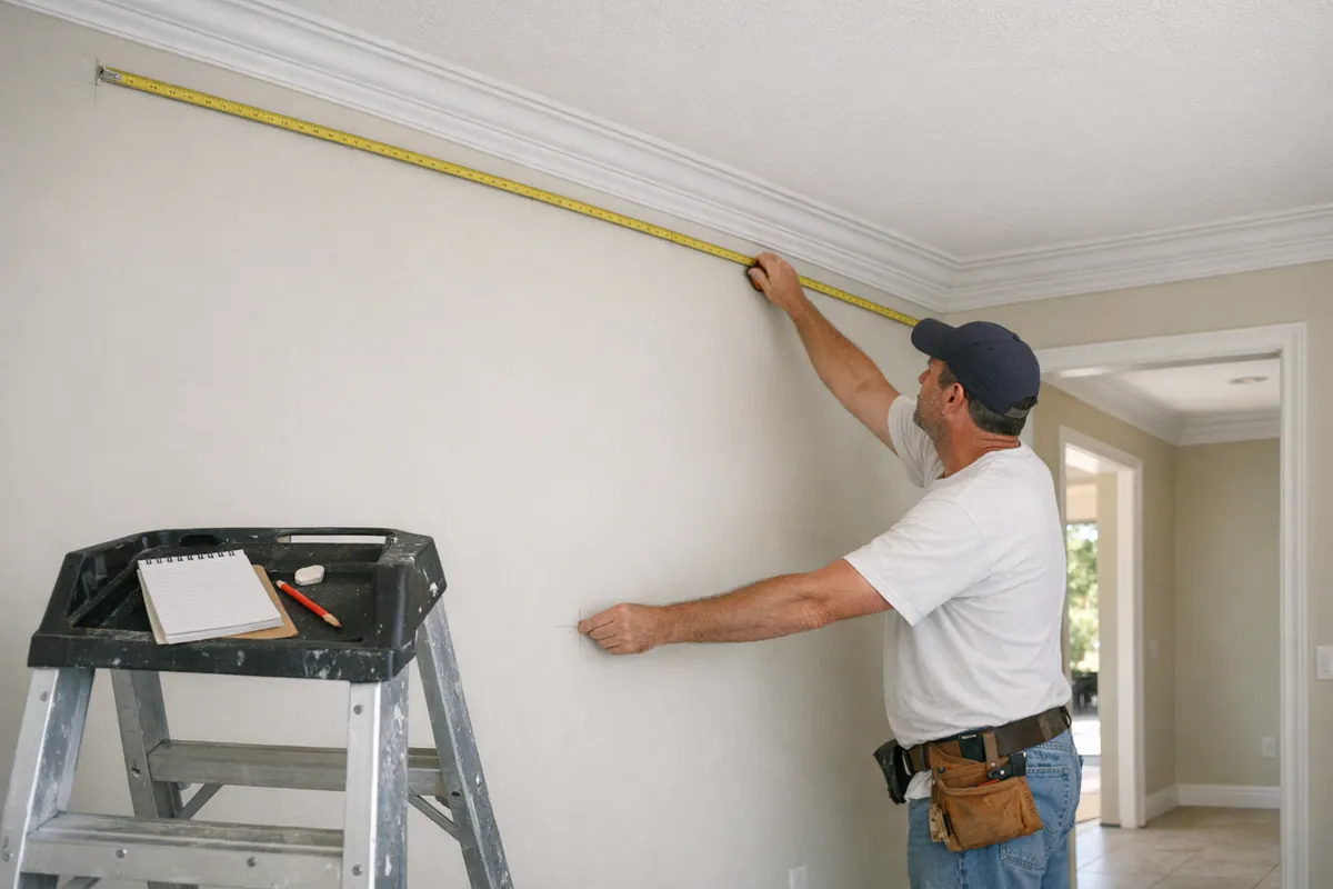 Supporting 2 Room Measurement And Layout Plan