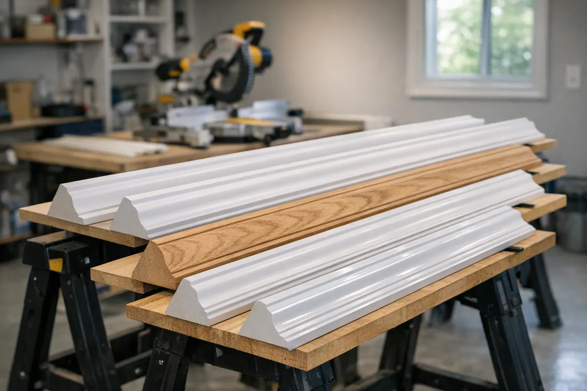 Supporting 4 Mdf Wood And Pvc Trim Materials
