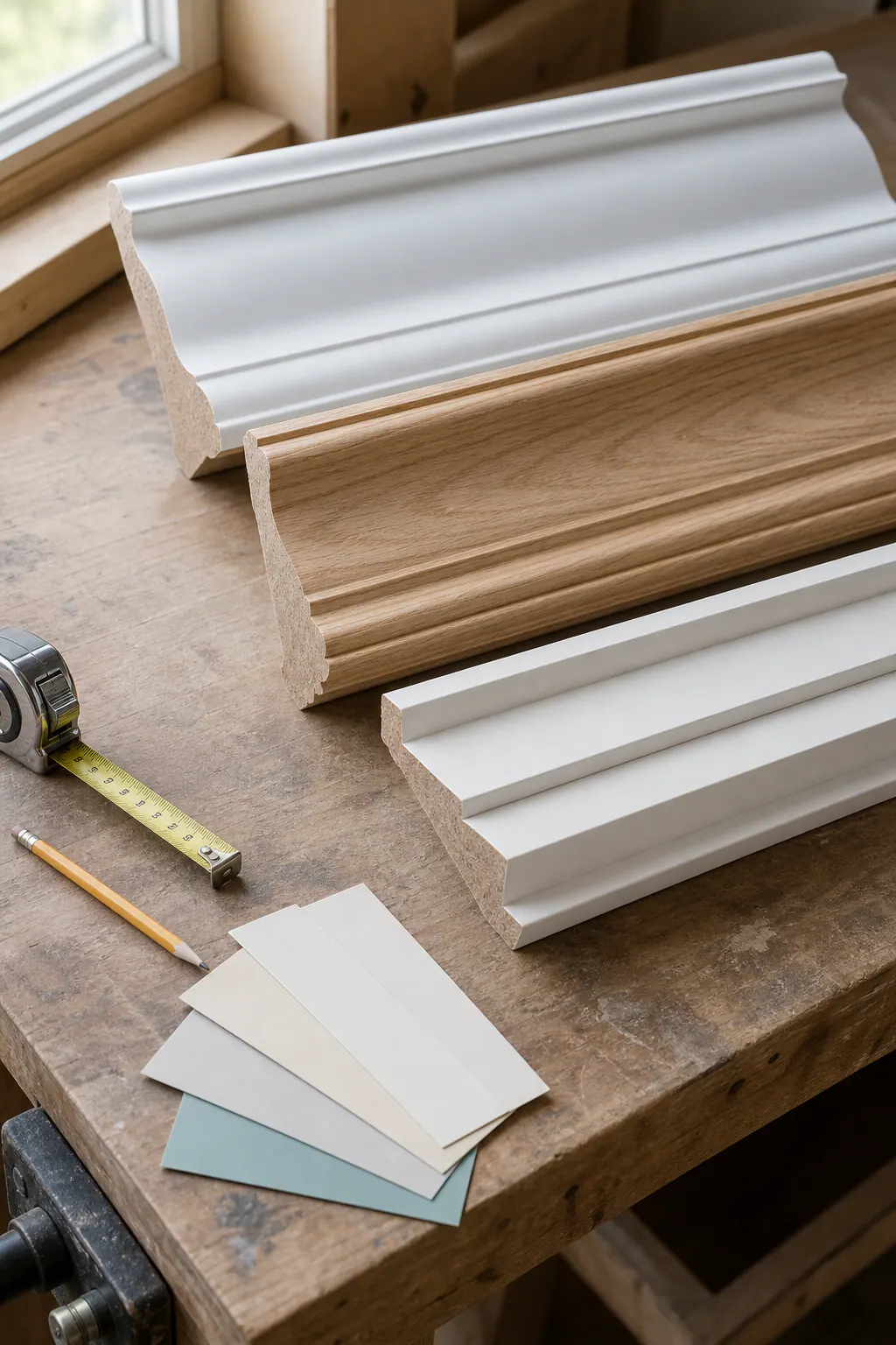 Supporting 3 Crown Molding Material And Profi