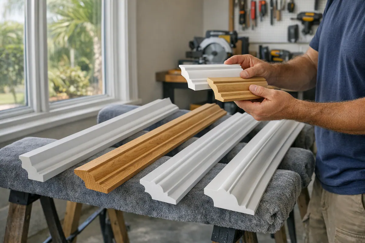 Supporting 7 Crown Molding Material Options
