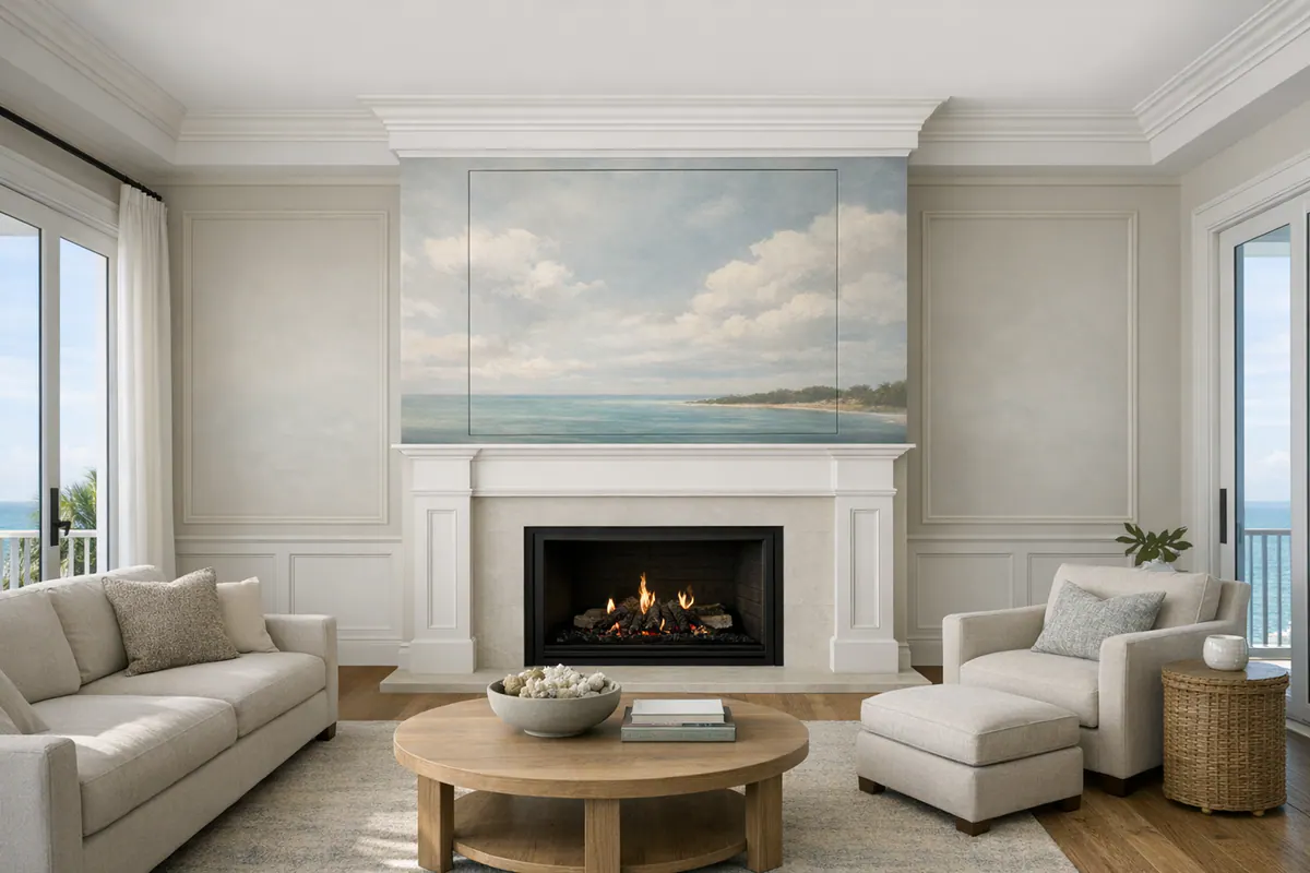 Custom Feature Walls in Casey Key