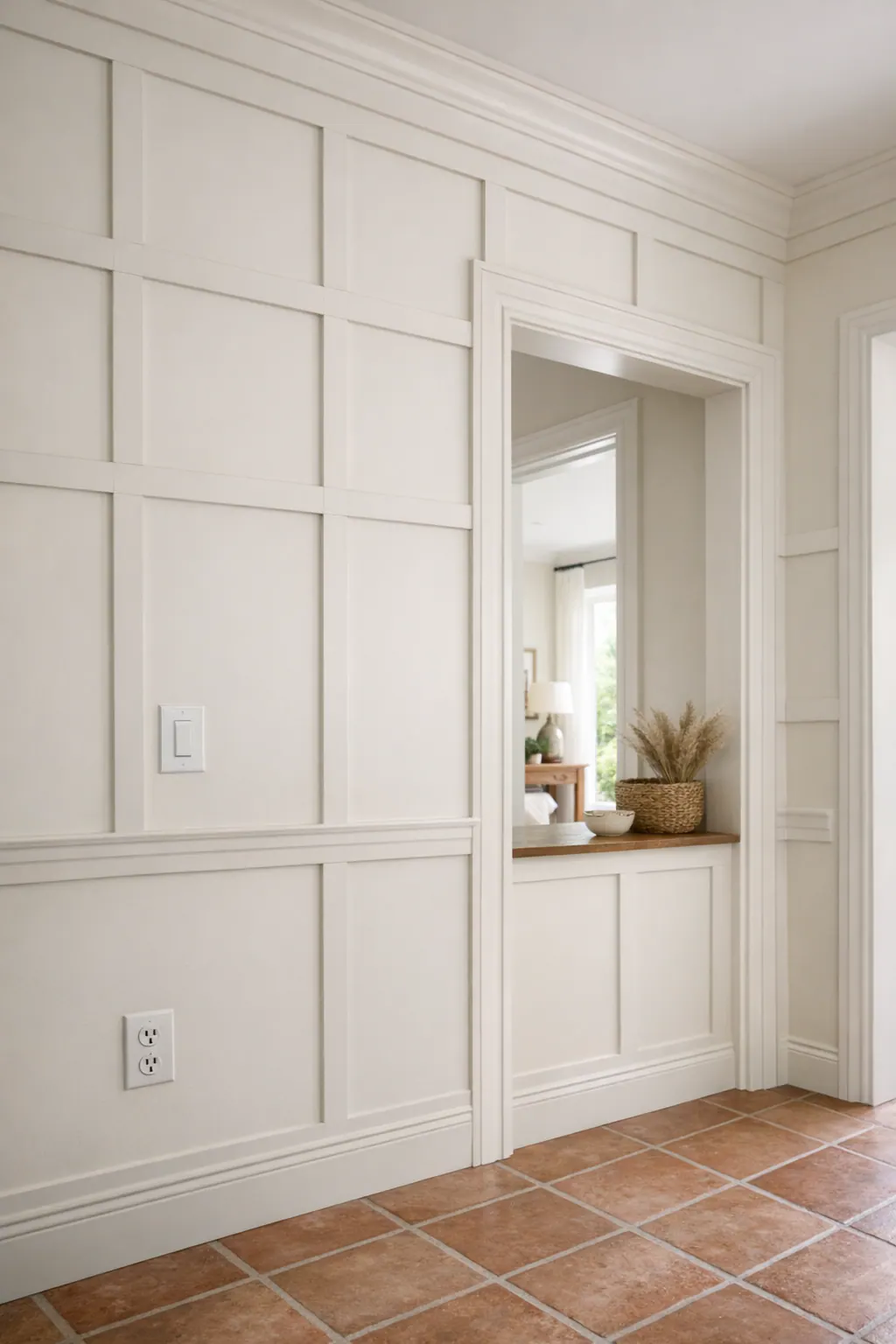 Entry Wall With Practical Interruptions