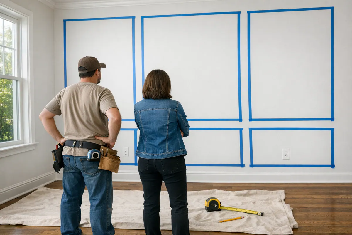 Painter's Tape Layout Planning