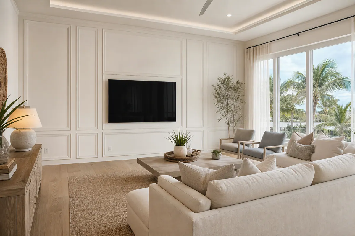 Custom Feature Walls in Siesta Key