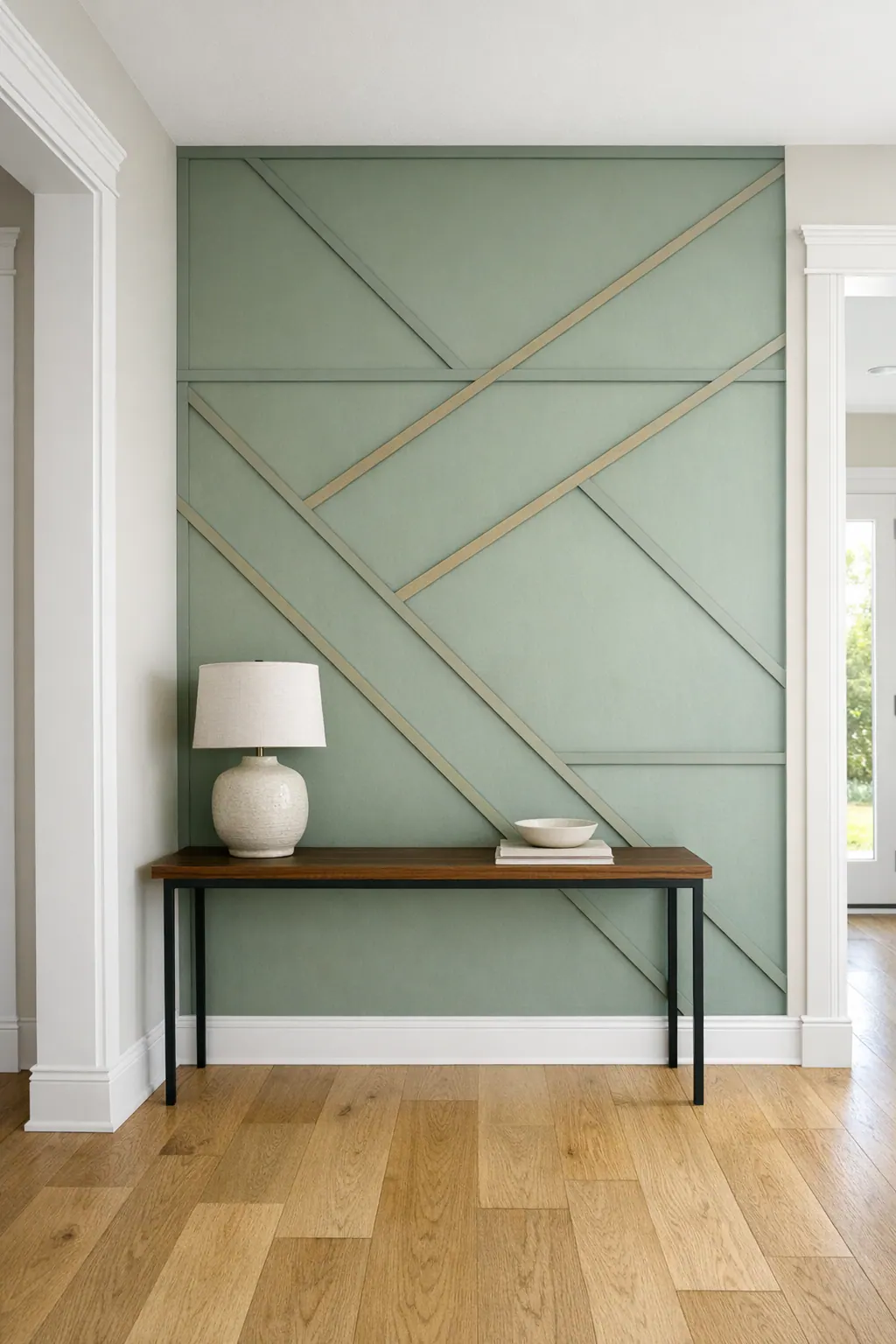 Geometric Trim in an Entry