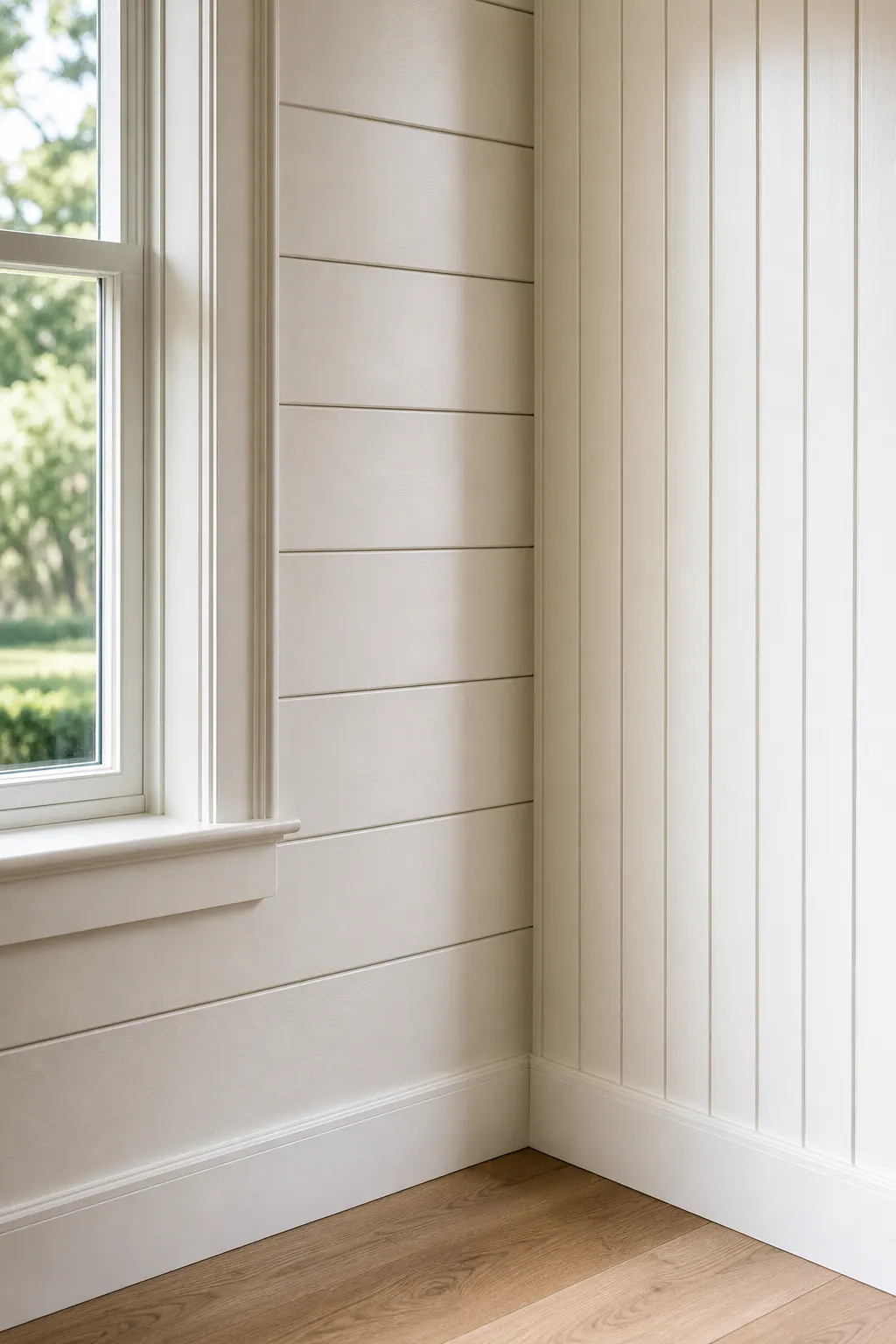 Shiplap and Tongue-and-Groove Detail