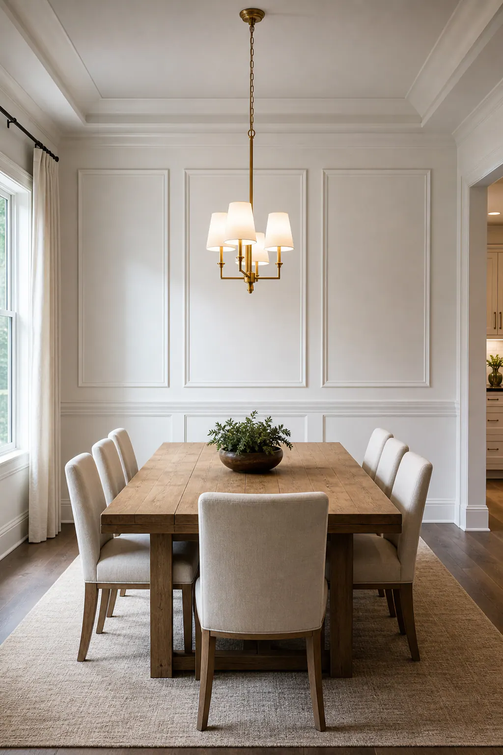 Dining Room Wall Paneling