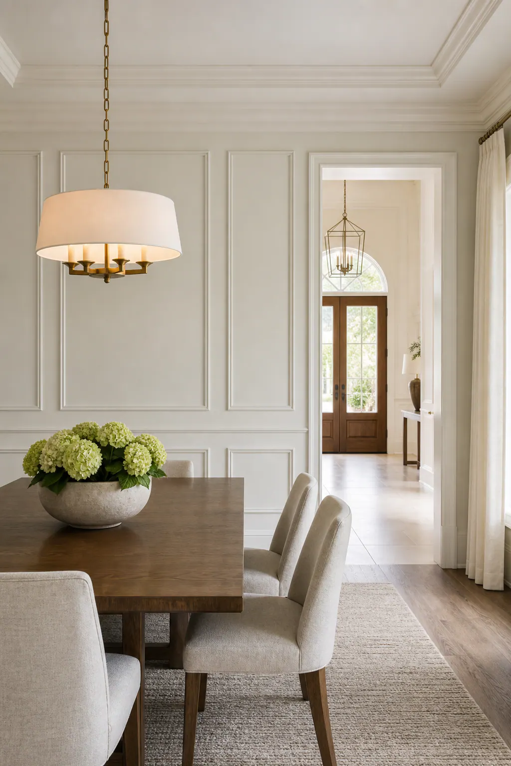 Panel Molding and Ceiling Detail