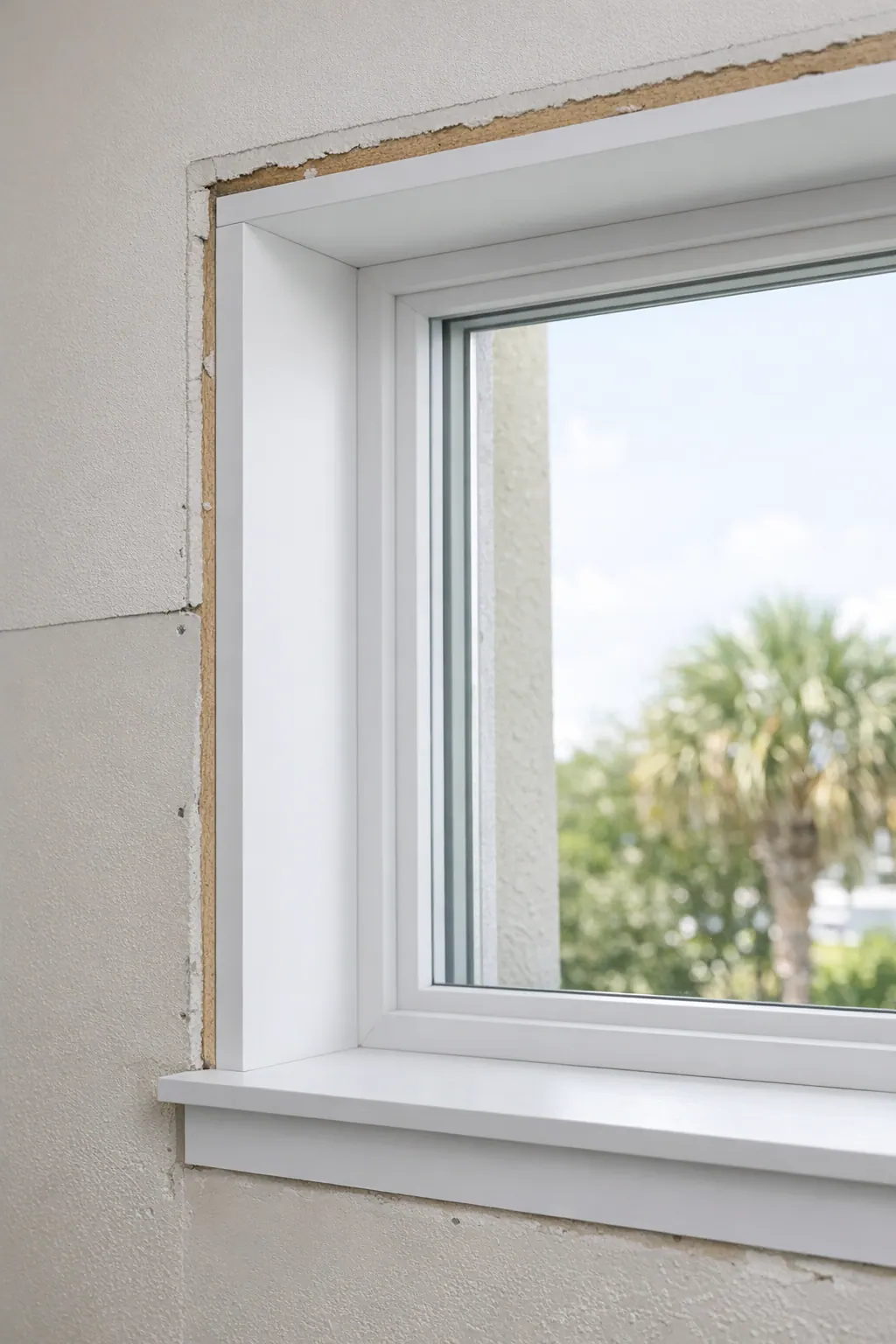 Jamb Extension at a Recessed Window