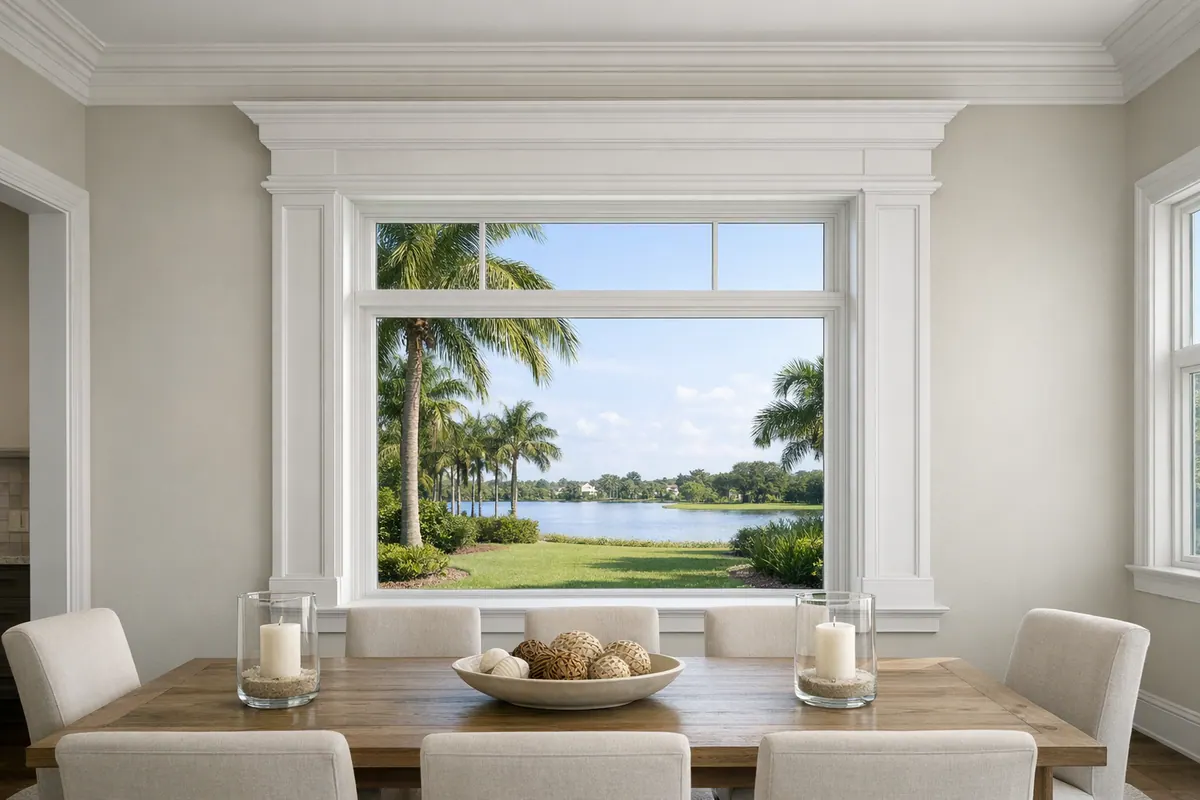 Decorative Dining Window Surround