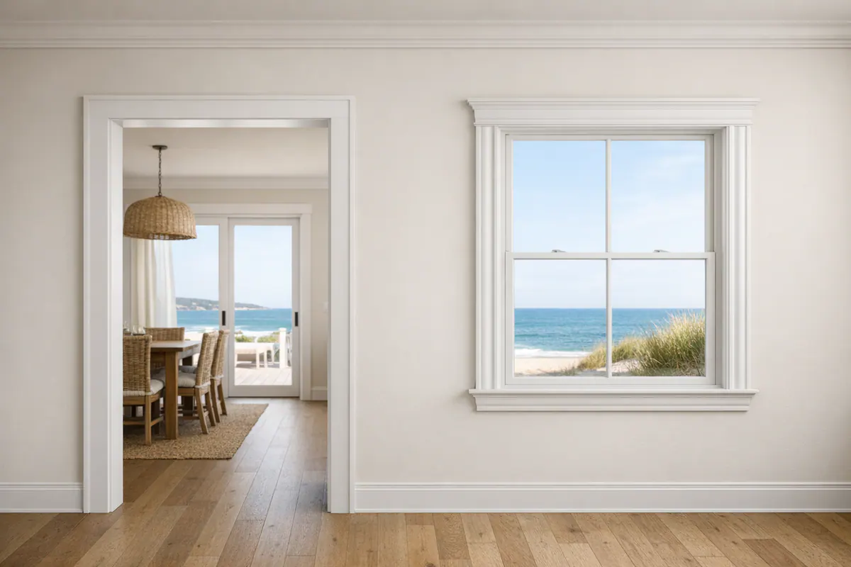 Flat and Profiled Casing in a Coastal Interior