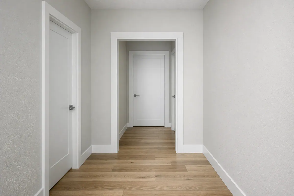 Custom Casing in a Doorway Hallway